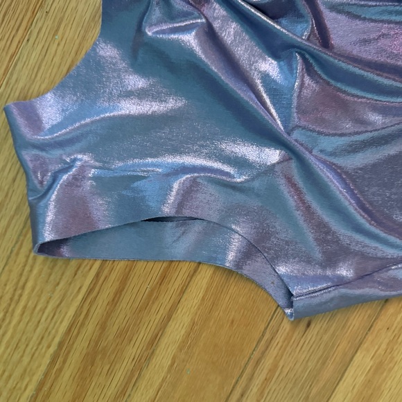 LAST ONE! Norma kamali drop shoulder side drape gown lilac size Small NWT - Picture 5 of 14